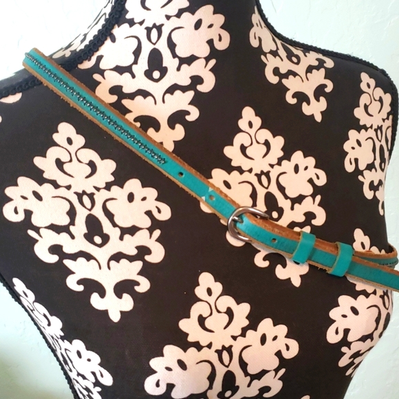 Sam Brown Accessories - Sam Brown Vintage leather beaded belt